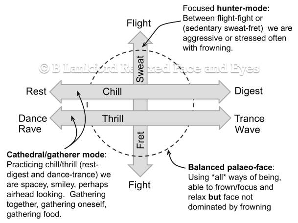 Balancing chill/thrill and fight/flight